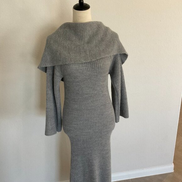 Zara Dresses & Skirts - Zara Maxi Sweater knit dress, Long knitted dress